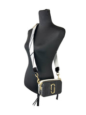 Marc Jacobs The Snapshot Snake Skin Calfskin Crossbody Bag