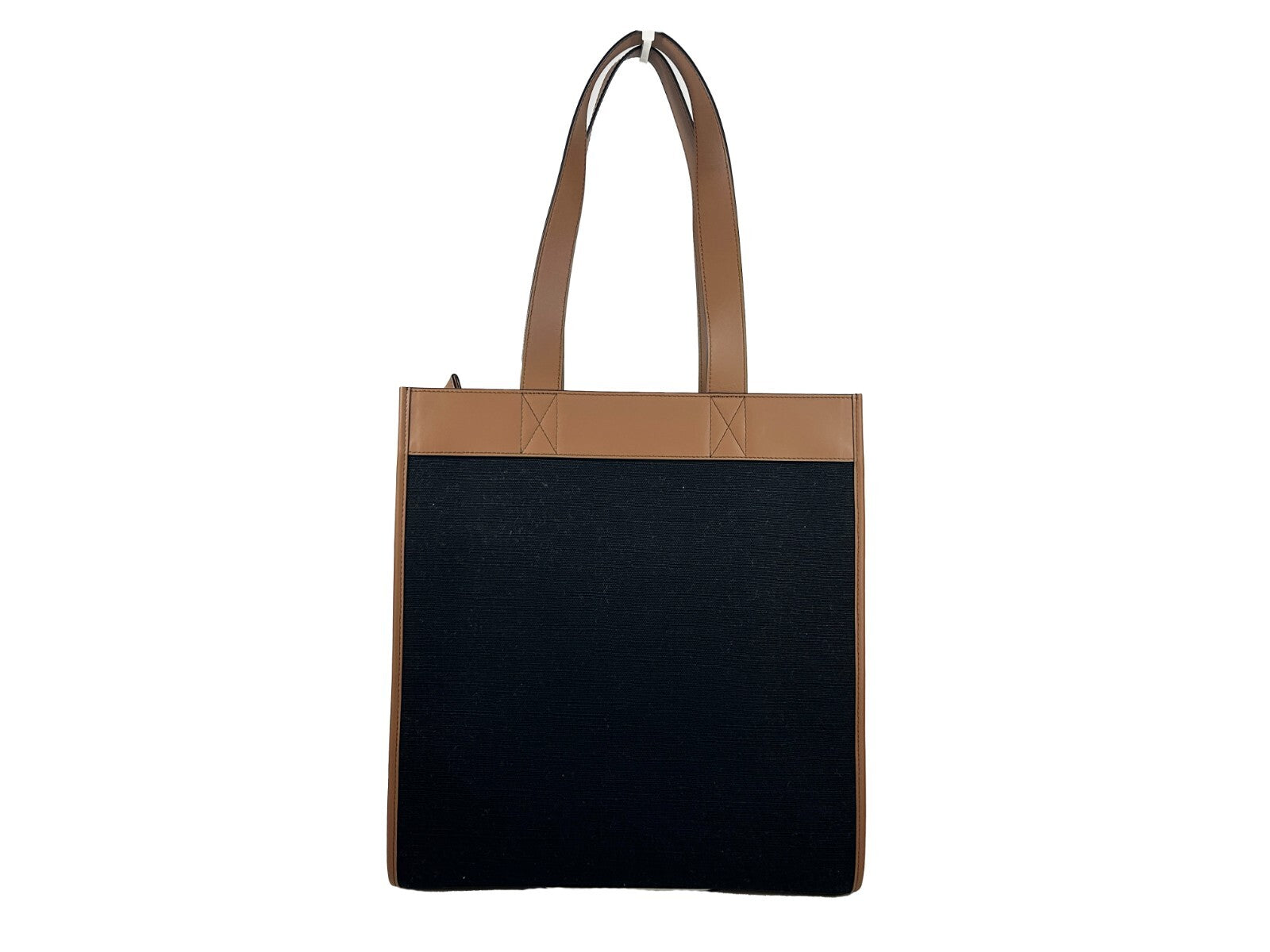 Burberry Flerfärgad Canvas och Läder Small Pocket Tote Manzon Väska