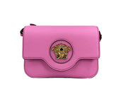 Versace La Medusa Pink Leather Shoulder Crossbody Bag