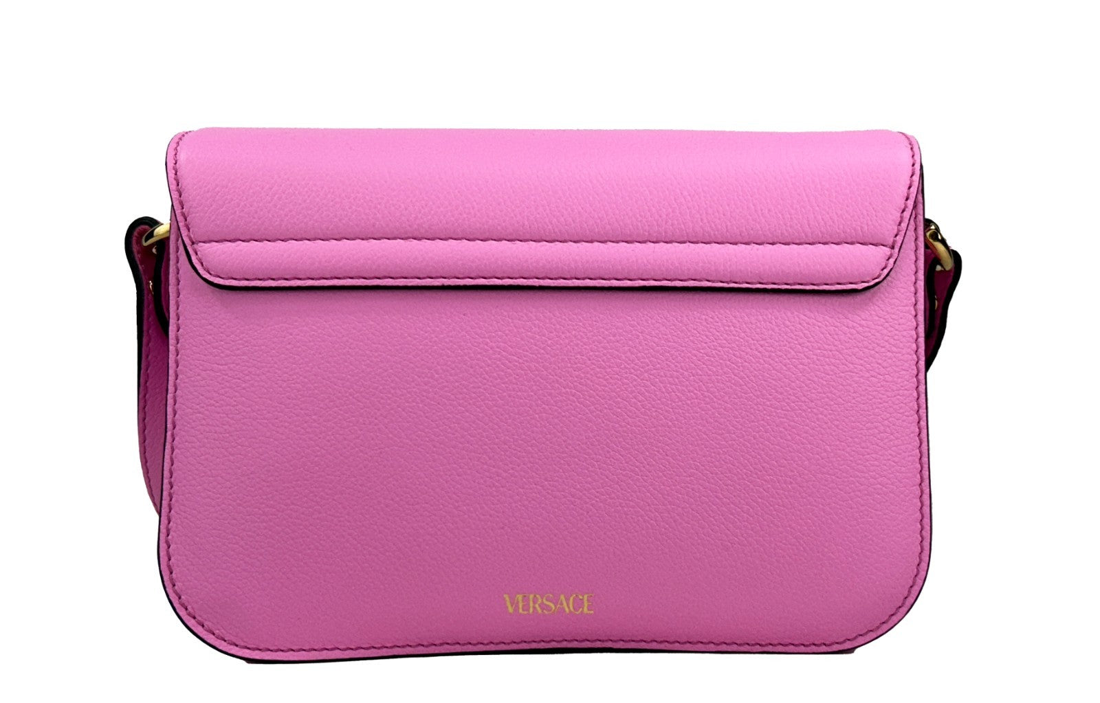 Versace La Medusa Pink Leather Shoulder Crossbody Bag
