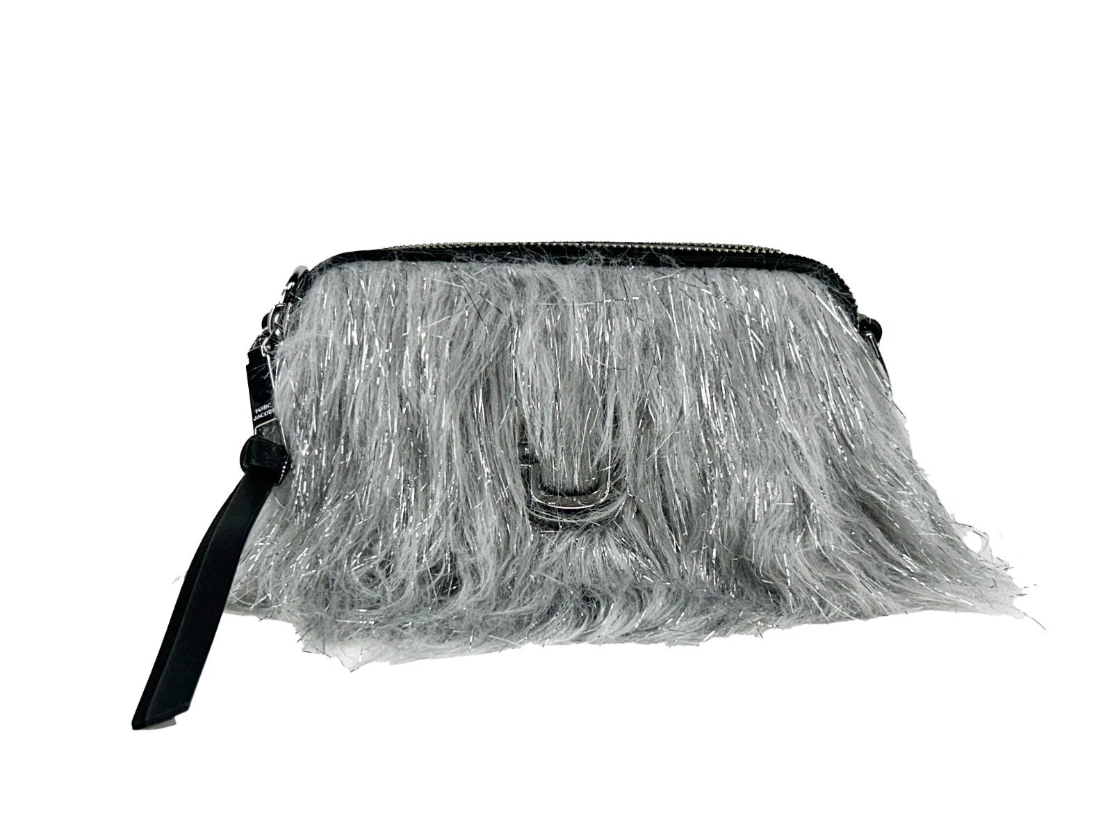 Marc Jacobs The Snapshot Creature Leather and Fur Crossbody Bag