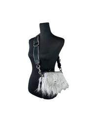 Marc Jacobs The Snapshot Creature Leather and Fur Crossbody Bag