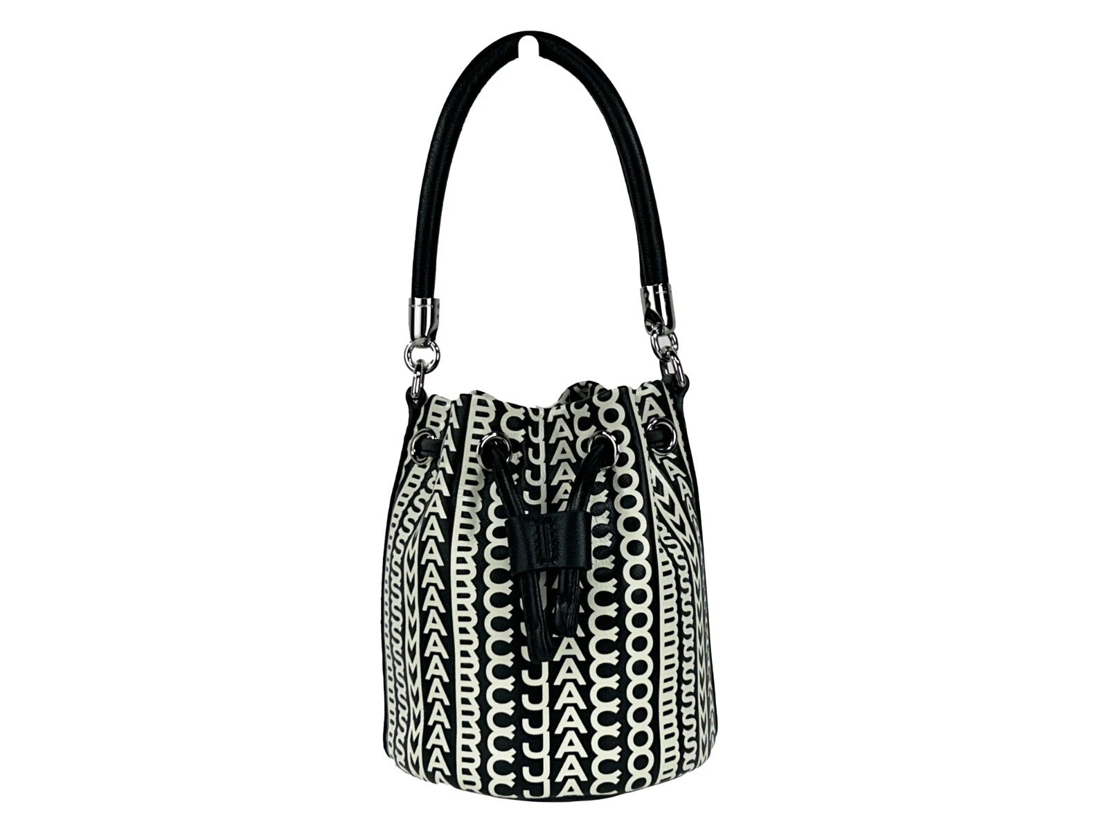 Marc Jacobs Mini Monogram Leather Crossbody Bucket Bag