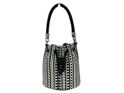 Marc Jacobs Mini Monogram Leather Crossbody Bucket Bag