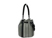 Marc Jacobs Mini Monogram Leather Crossbody Bucket Bag