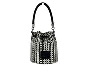 Marc Jacobs Mini Monogram Leather Crossbody Bucket Bag