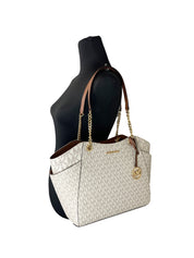 Michael Kors Vanilla Signature PVC Tote Bag