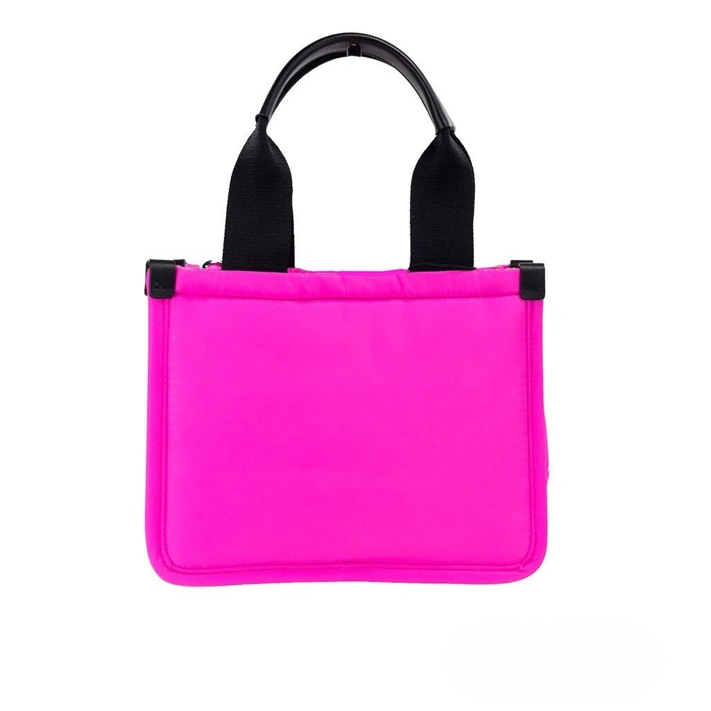 Marc Jacobs Neon Fuchsia Nylon Convertible Tote Bag