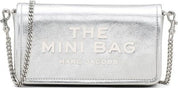Marc Jacobs The Metallic Leather Chain Mini Bag - Silver