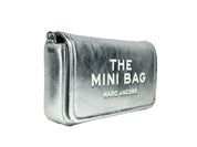 Marc Jacobs The Metallic Leather Chain Mini Bag - Silver