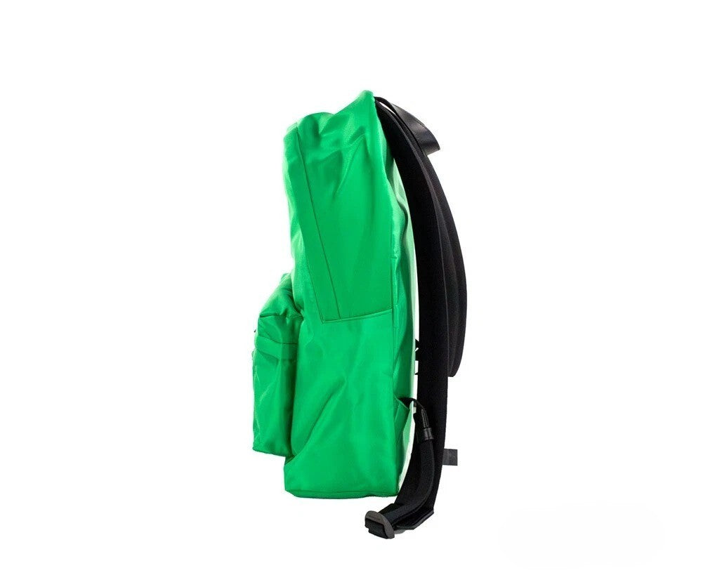 Versace Green Nylon Medusa Shoulder Backpack