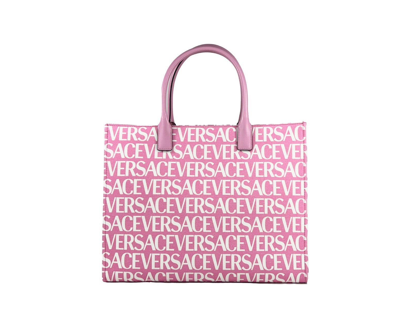 Versace Medusa Large Canvas Tote Bag Baby Pink