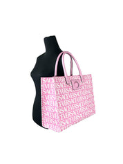 Versace Medusa Large Canvas Tote Bag Baby Pink