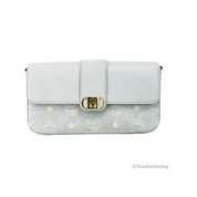 MCM Small Mode Travia Pebbled Visetos Leather Shoulder Crossbody Clutch Bag