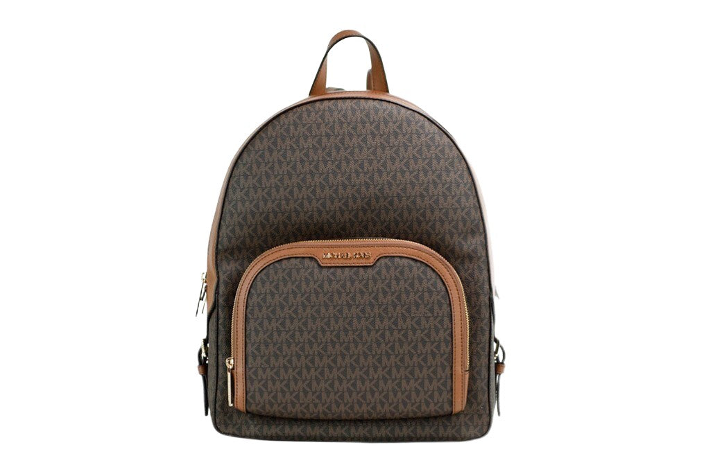 Michael Kors Brown PVC Shoulder Backpack