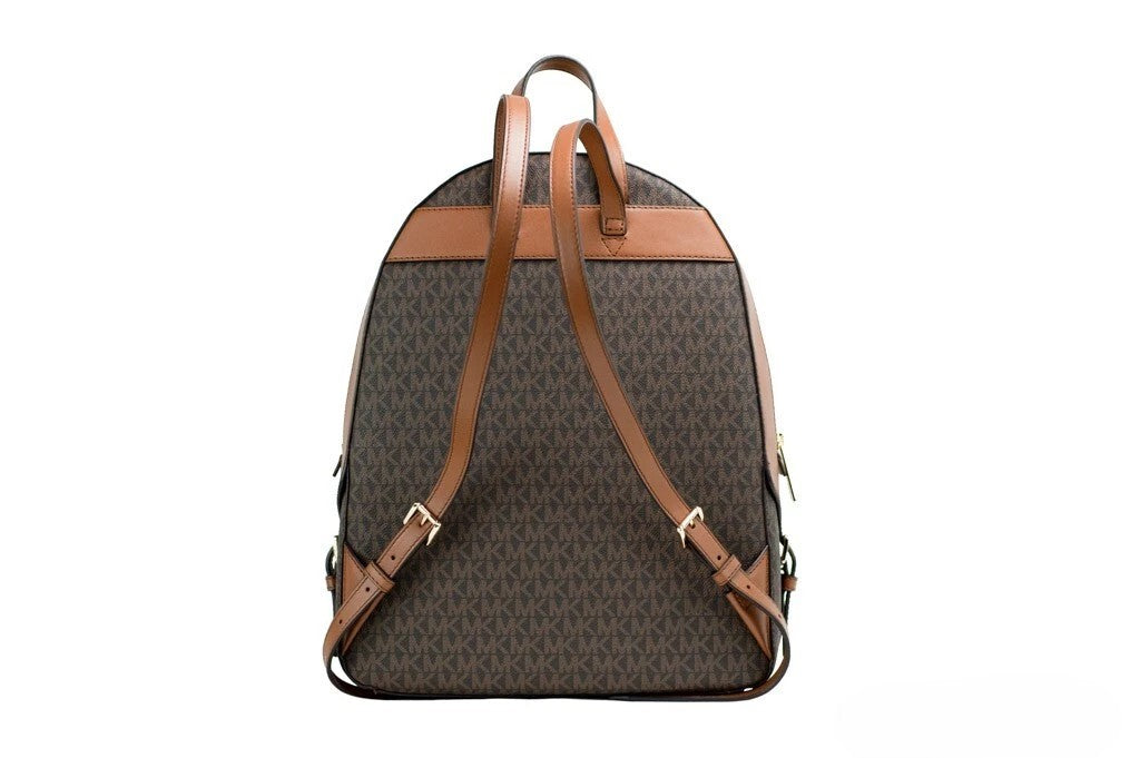 Michael Kors Brown PVC Shoulder Backpack