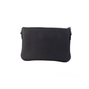 Burberry Black Grainy Leather Pouch Crossbody Bag