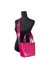 Marc Jacobs Lipstick Pink Saffiano Leather Crossbody Bag