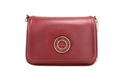 Marc Jacobs Syrah Smooth Leather Flap Crossbody Bag