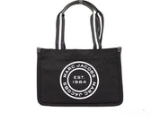 Marc Jacobs Black Canvas Shoulder Convertible Tote Bag
