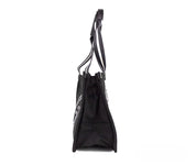 Marc Jacobs Black Canvas Shoulder Convertible Tote Bag