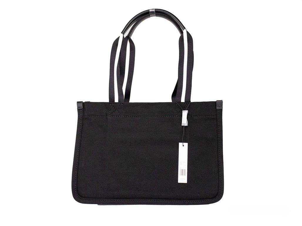 Marc Jacobs Black Canvas Shoulder Convertible Tote Bag