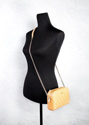 Kate Spade Carey Mini Tiramisu Quilted Smooth Leather Camera Bag