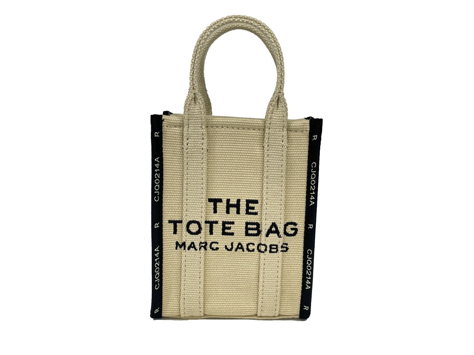 Marc Jacobs The Jacquard Mini Tote Bag Crossbody in Sand