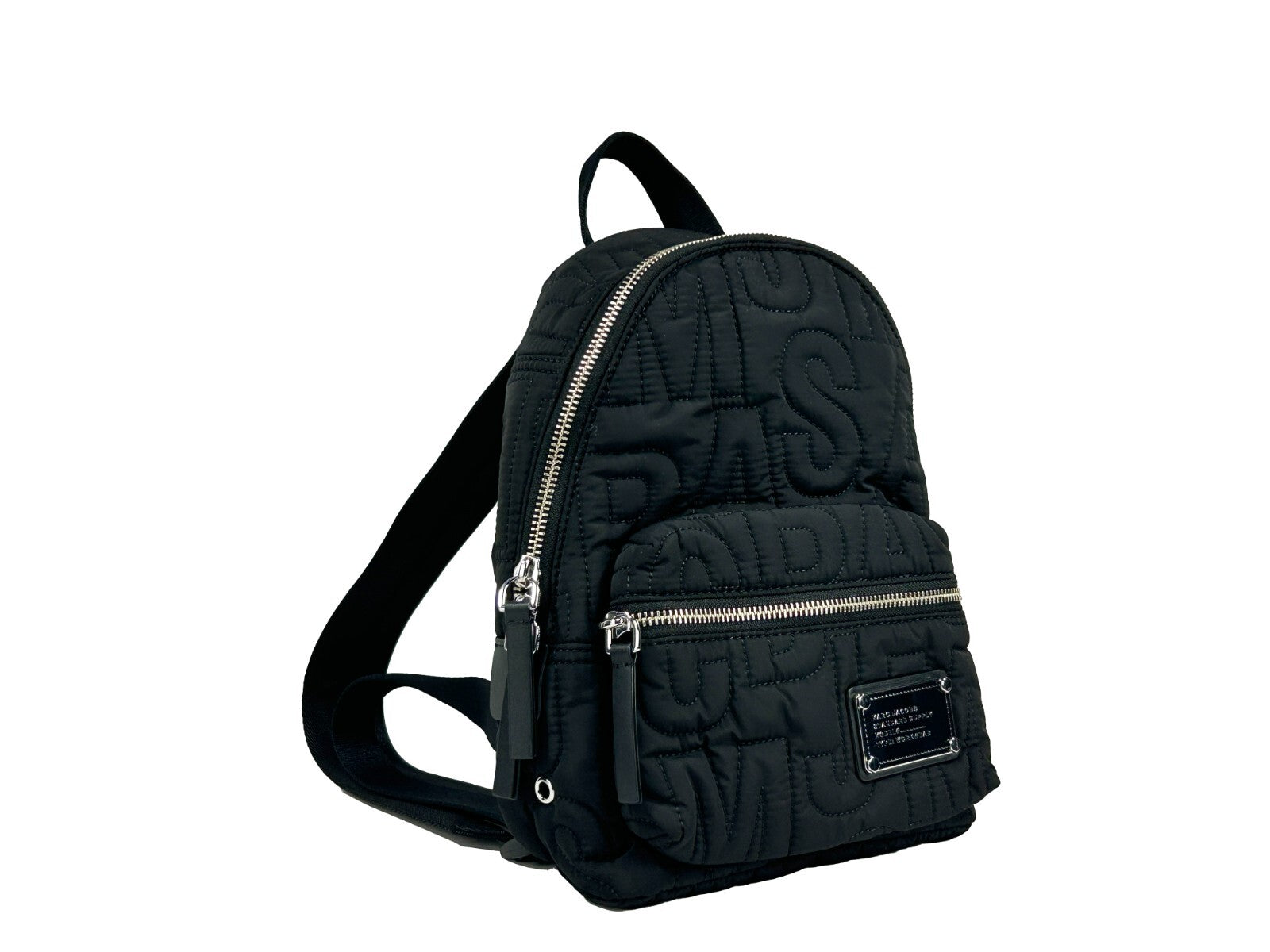 Marc Jacobs Black Quilted Nylon Backpack