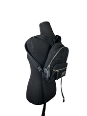 Marc Jacobs Black Quilted Nylon Backpack