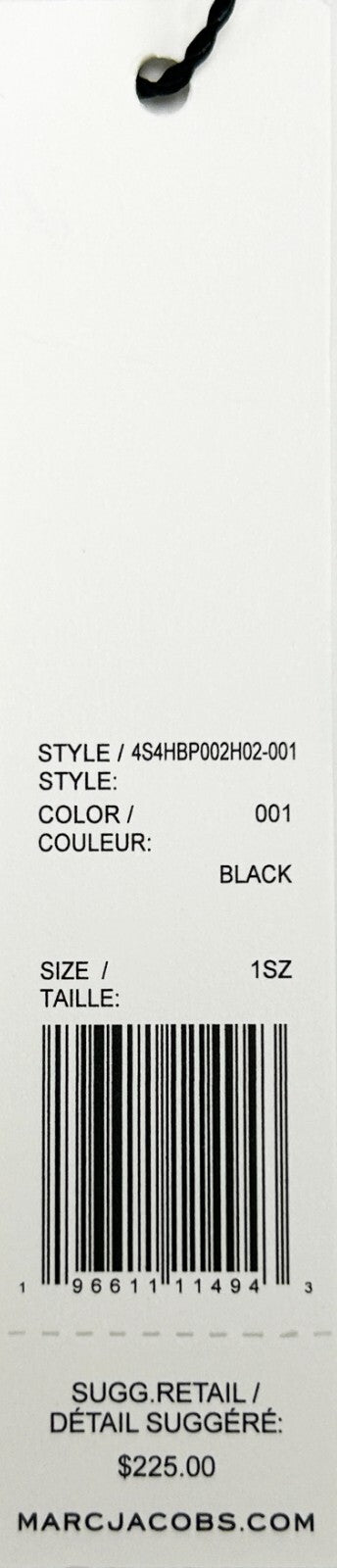 Marc Jacobs Black Quilted Nylon Backpack