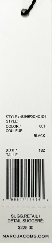 Marc Jacobs Black Quilted Nylon Backpack