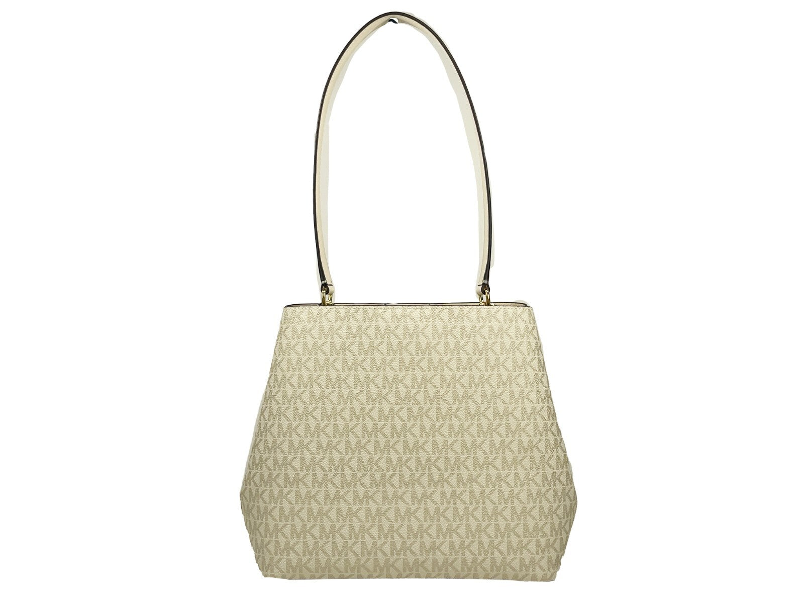 Michael Kors Pratt Leather & PVC Bucket Shoulder Bag