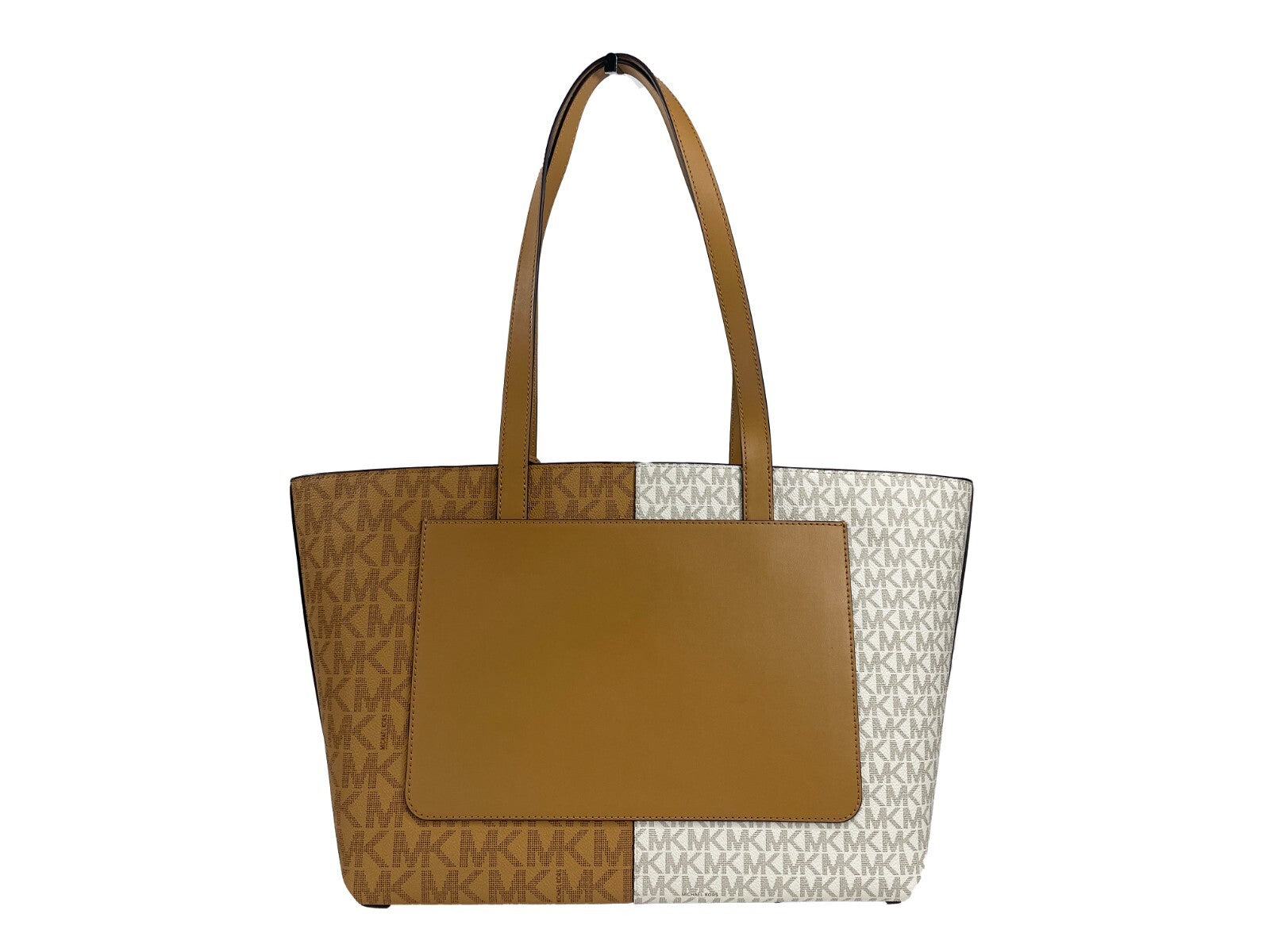 Michael Kors Deer Multi PVC Leather Zip Top Tote Bag