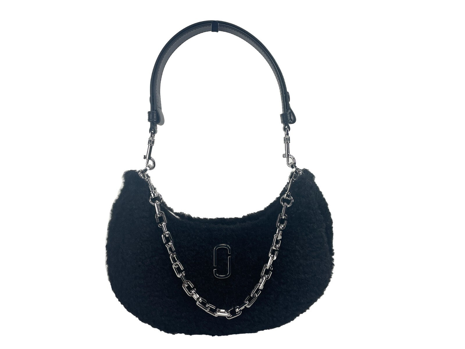 Marc Jacobs The Teddy Curve Faux Sherpa Bag