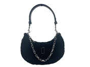 Marc Jacobs The Teddy Curve Faux Sherpa Bag