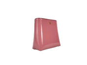 Tory Burch Patent Emerson Small Bucket Bag i rosa