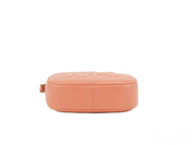 Michael Kors Jet Set Travel Sherbert Leather Oval Camera Crossbody Bag