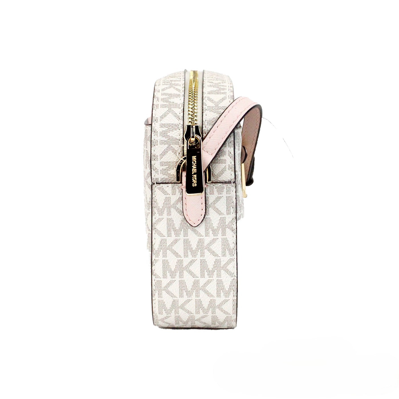 Michael Kors Vanilla Signature Saffiano Leather Crossbody Handbag