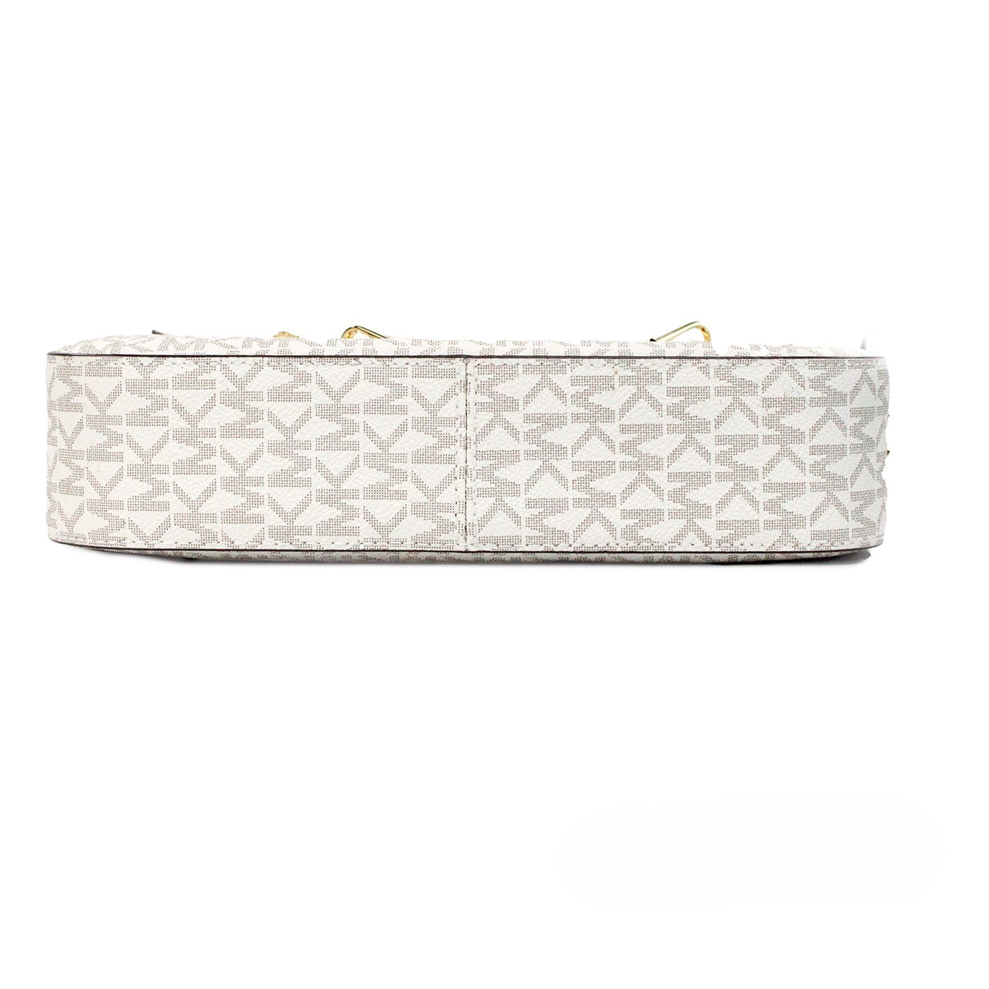 Michael Kors Vanilla Signature Saffiano Leather Crossbody Handbag