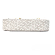 Michael Kors Vanilla Signature Saffiano Leather Crossbody Handbag