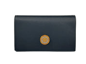 Versace Black Mini Chain Wallet Crossbody Bag