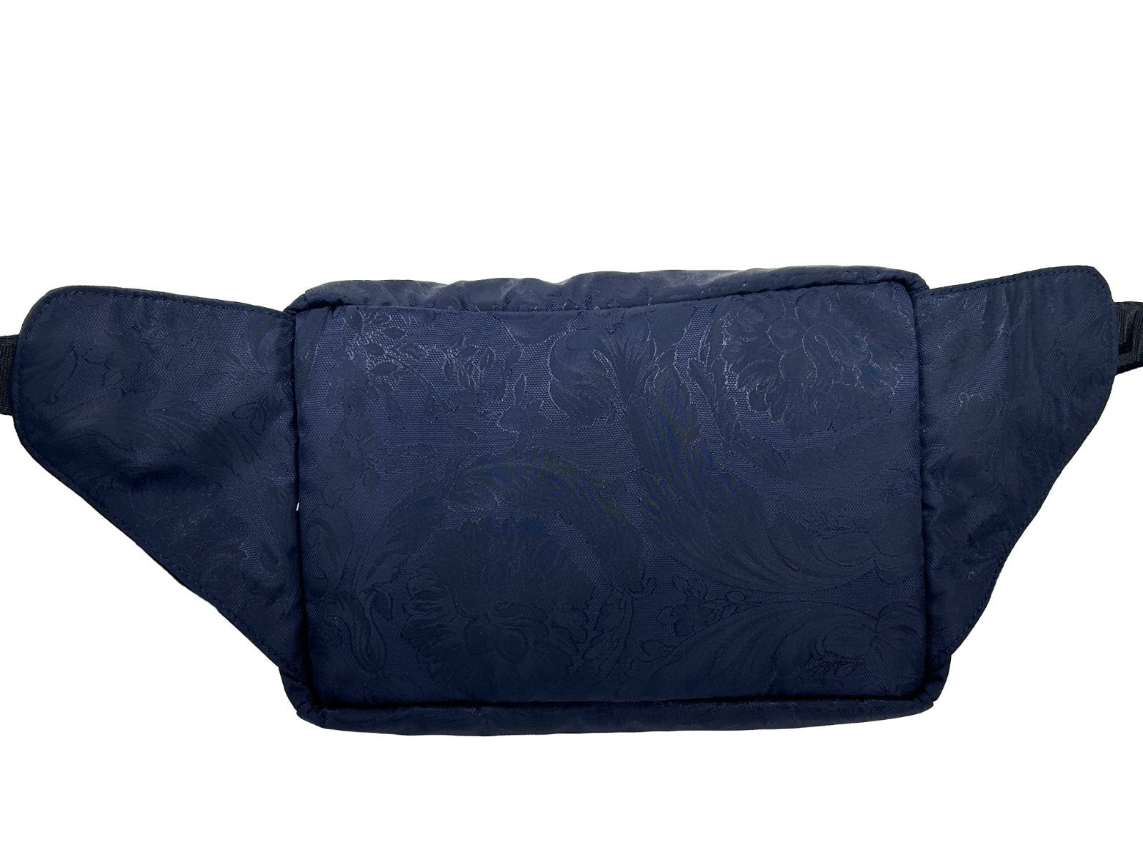 Versace Navy Nylon Medusa Belt Bag