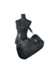 Versace Svart Medusa Nylon Dufflebag