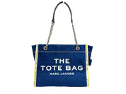Marc Jacobs Blue Denim The Tote Bag med kedjerem