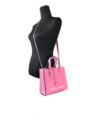 Marc Jacobs Pink Pebbled Leather Crossbody Bag