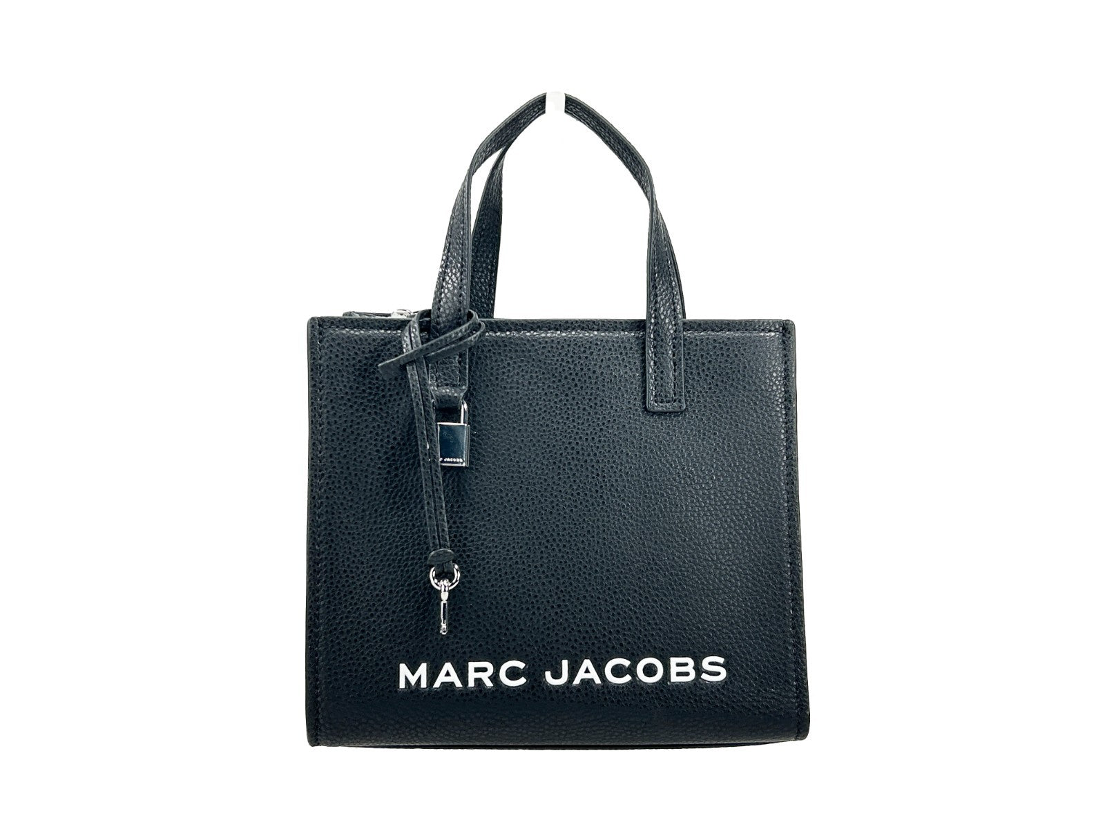 Marc Jacobs Mini Grind Black Pebbled Leather Crossbody Bag