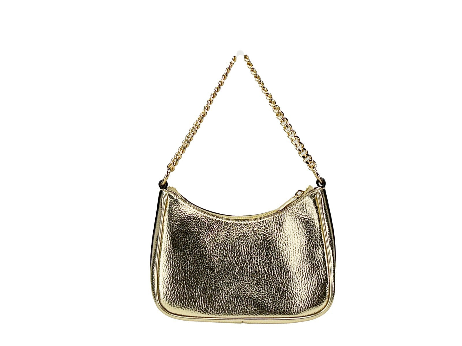 Michael Kors Pale Gold Metallic Smooth Leather Handbags
