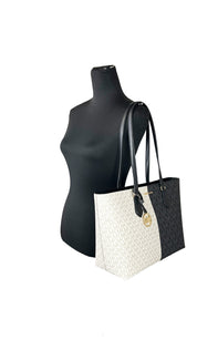 Michael Kors Sheila Large Signature Tote Bag in Black Multi