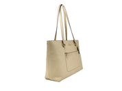 COACH Station Tote-väska i läder (färgen Golden Oat)